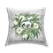 Stupell Industries Love Calligraphy Daisy Flower Wreath Throw Pillow, 18" x 18"